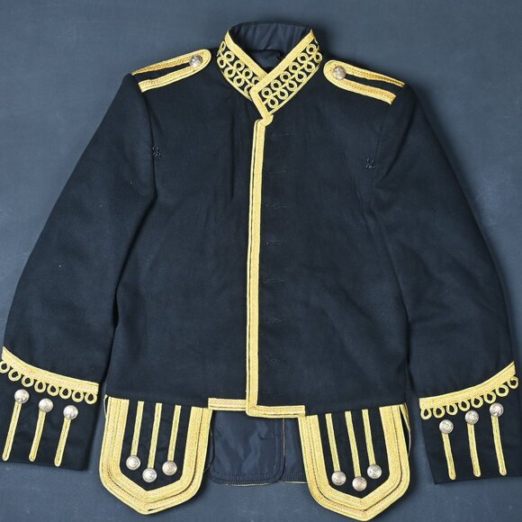 Gentry Choice® Other - New Highlander Military Doublet Jacket Scottish Black Formal Bagpipe Jacket Wear